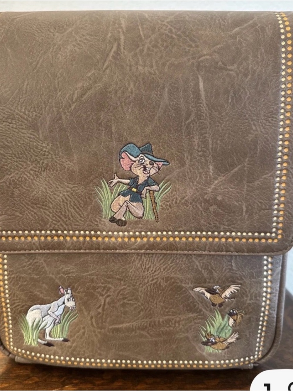 Loungefly Brown Embroidered Woodland Character Backpack